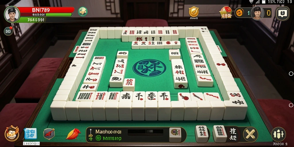 Gameplay menakjubkan BNI789 memperlihatkan suasana Mahjong yang seru.