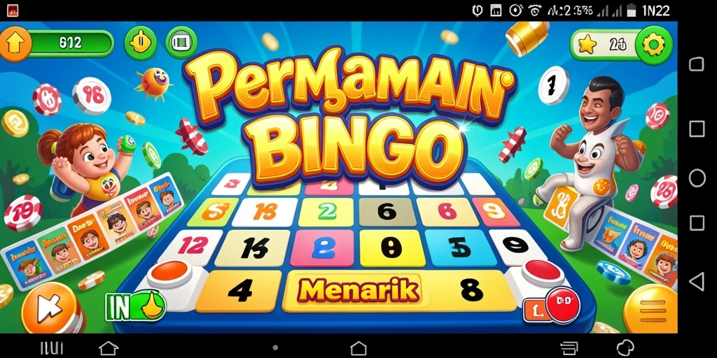 Tampilan gameplay Bingo yang seru dan interaktif di IN22.