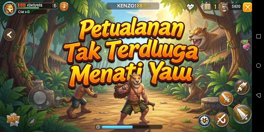Tampilan gameplay seru KENZO188 dalam petualangan yang epik.