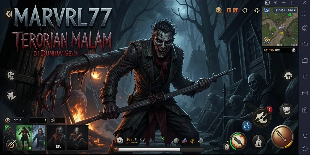 Gameplay menyeramkan dengan atmosfer horor yang mencekam.