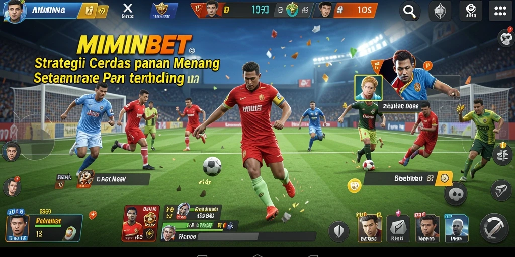 Tangkapan layar utama <strong>MIMINBET</strong> menampilkan aksi pertempuran strategi yang mendebarkan.