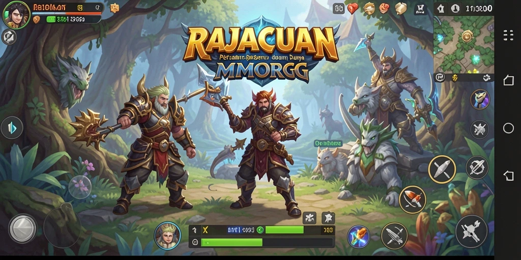 Gameplay seru dan interaktif di RAJACUAN.