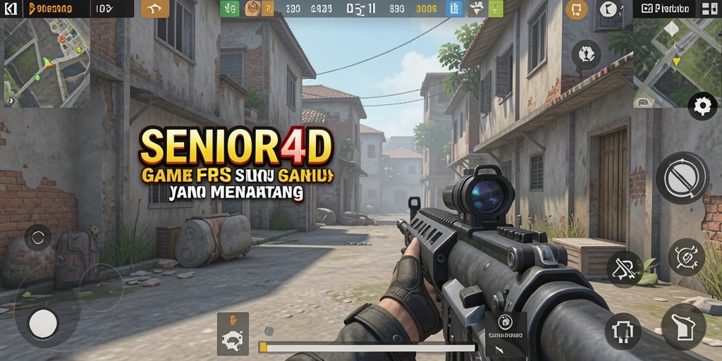 Tampilan gameplay mendebarkan dari <strong>SENIOR4D</strong> saat pertempuran sengit berlangsung.