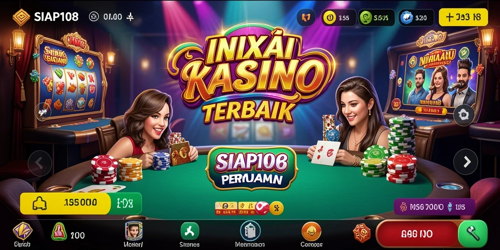 Tampilan menarik dari gameplay SIAP108 di kasino mobile.