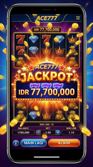 Tampilan antarmuka ace777 yang sederhana dan menarik.
